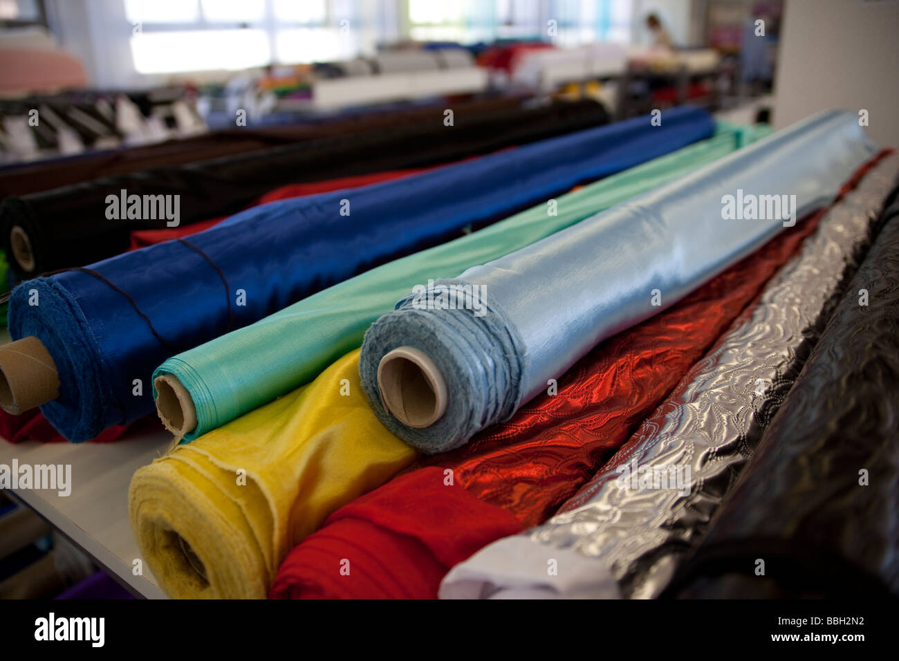 Bolts of fabric hires stock photography and images Alamy