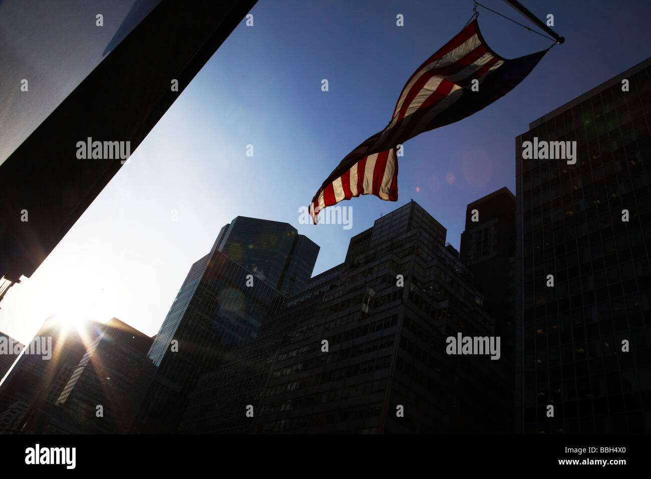 stars and stripes flag, American flag Stock Photo