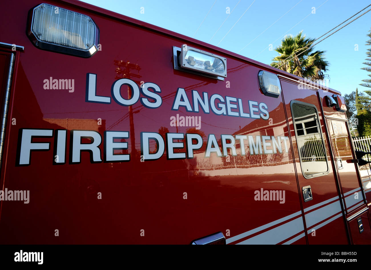 Los Angeles Fire Department California Stock Photo