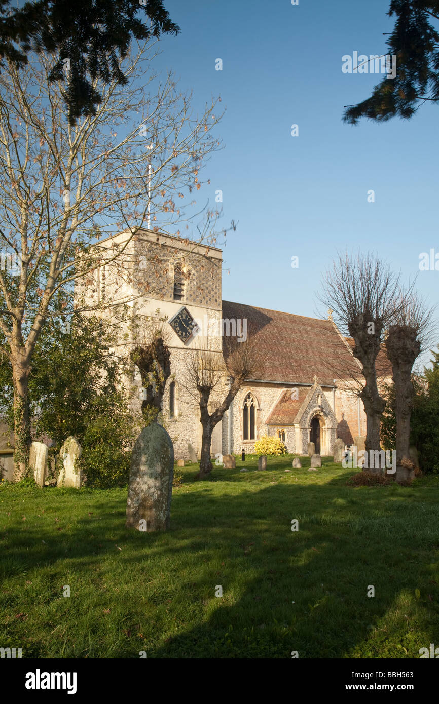 Parish Church of St Mary the Virgin in Kintbury Berkshire Uk Stock