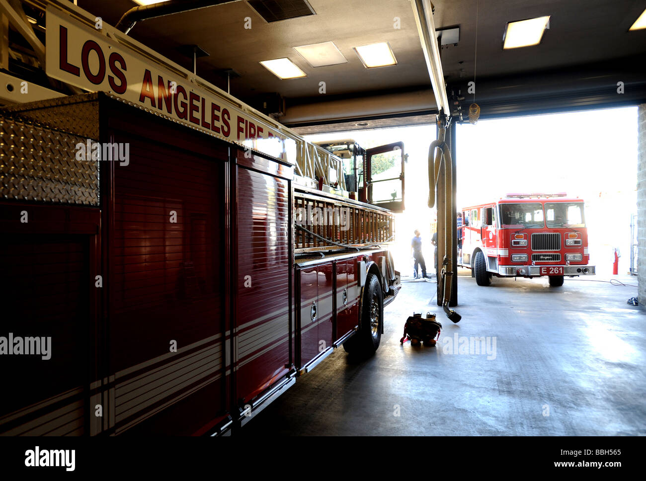 Los Angeles Fire Department California Stock Photo