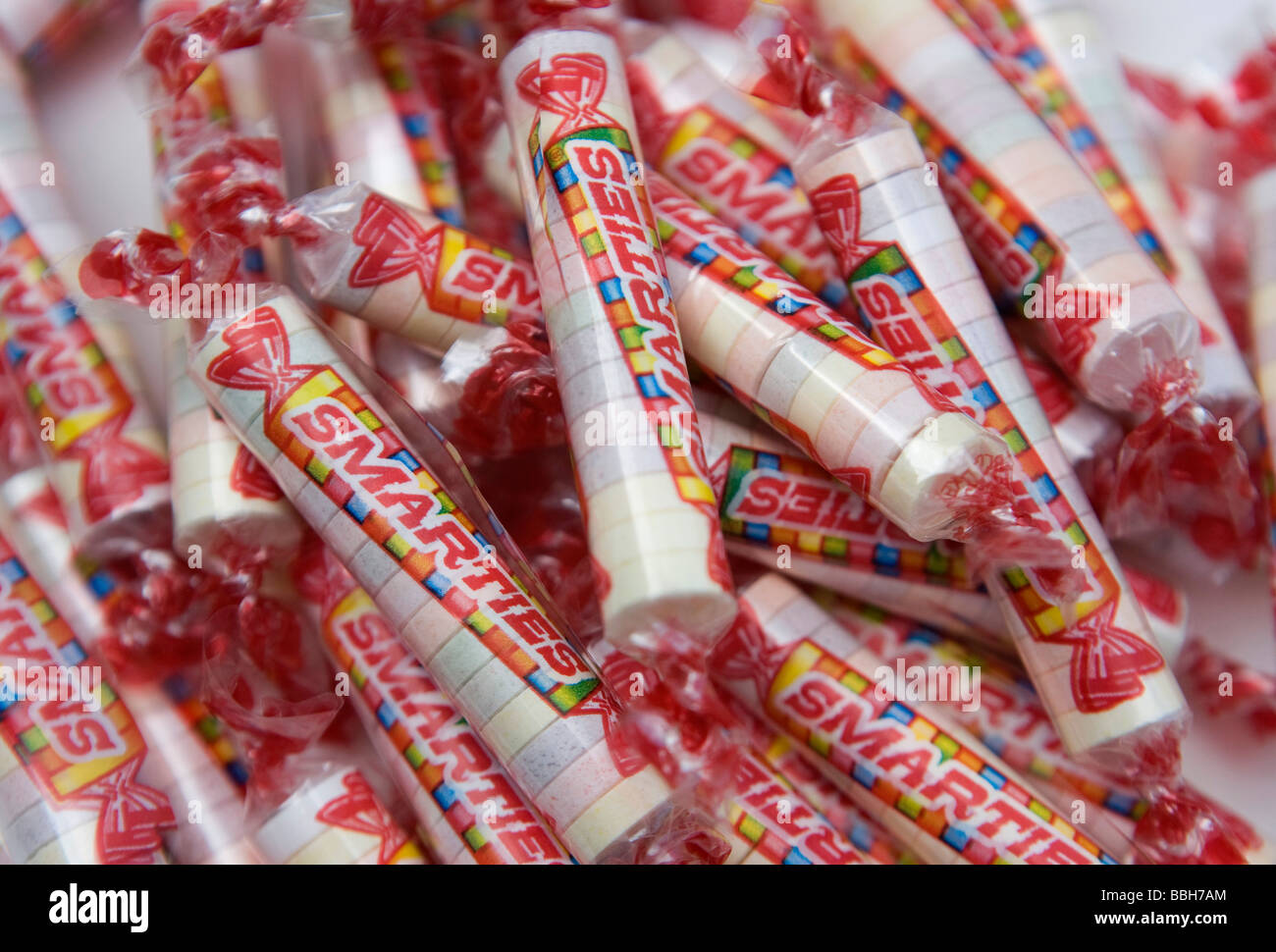 Smarties Candy sales in the U S have remained strong despite an across the board increase in the price of candy and the current Stock Photo