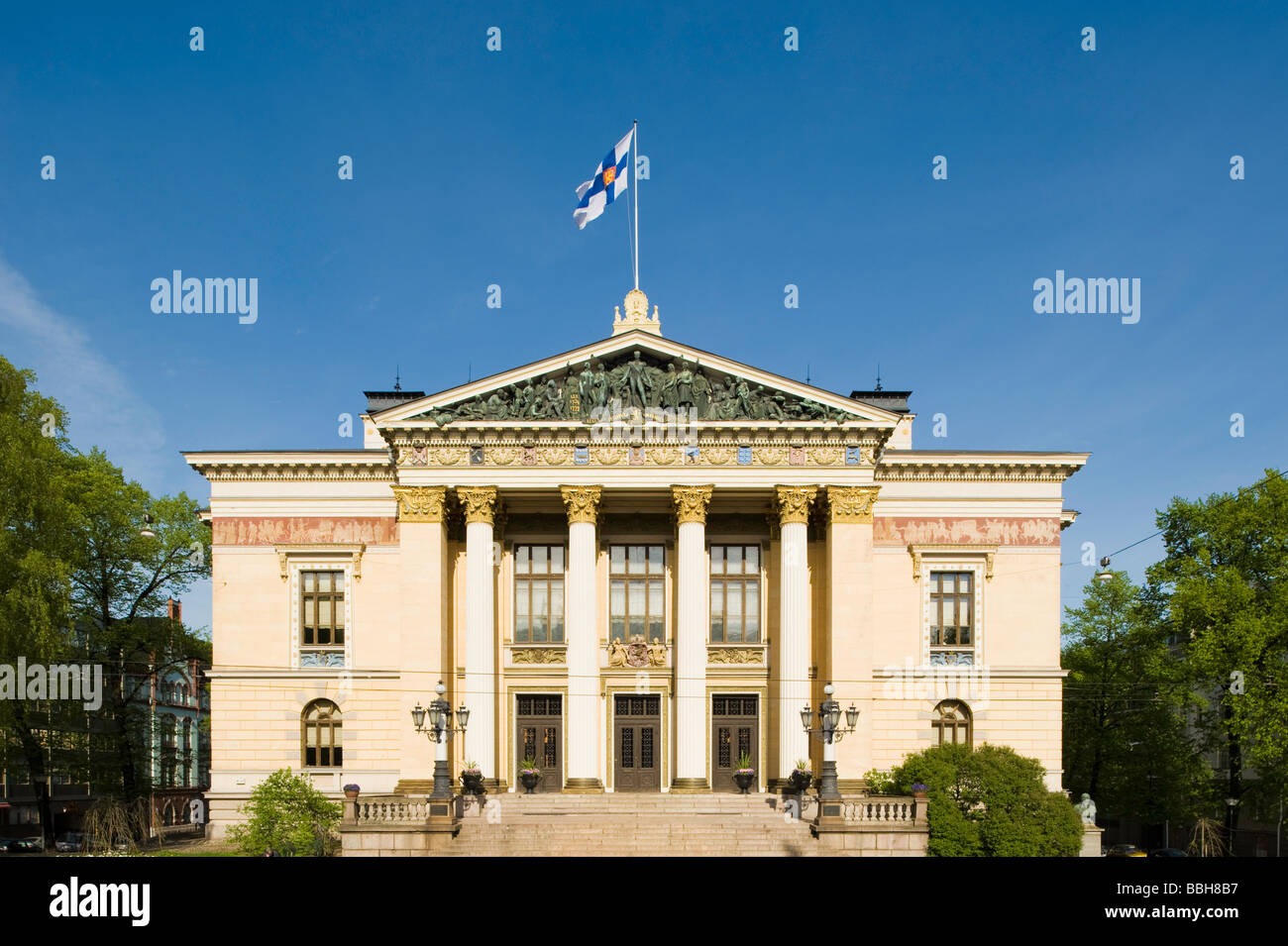 House of Estates Helsinki Finland Stock Photo
