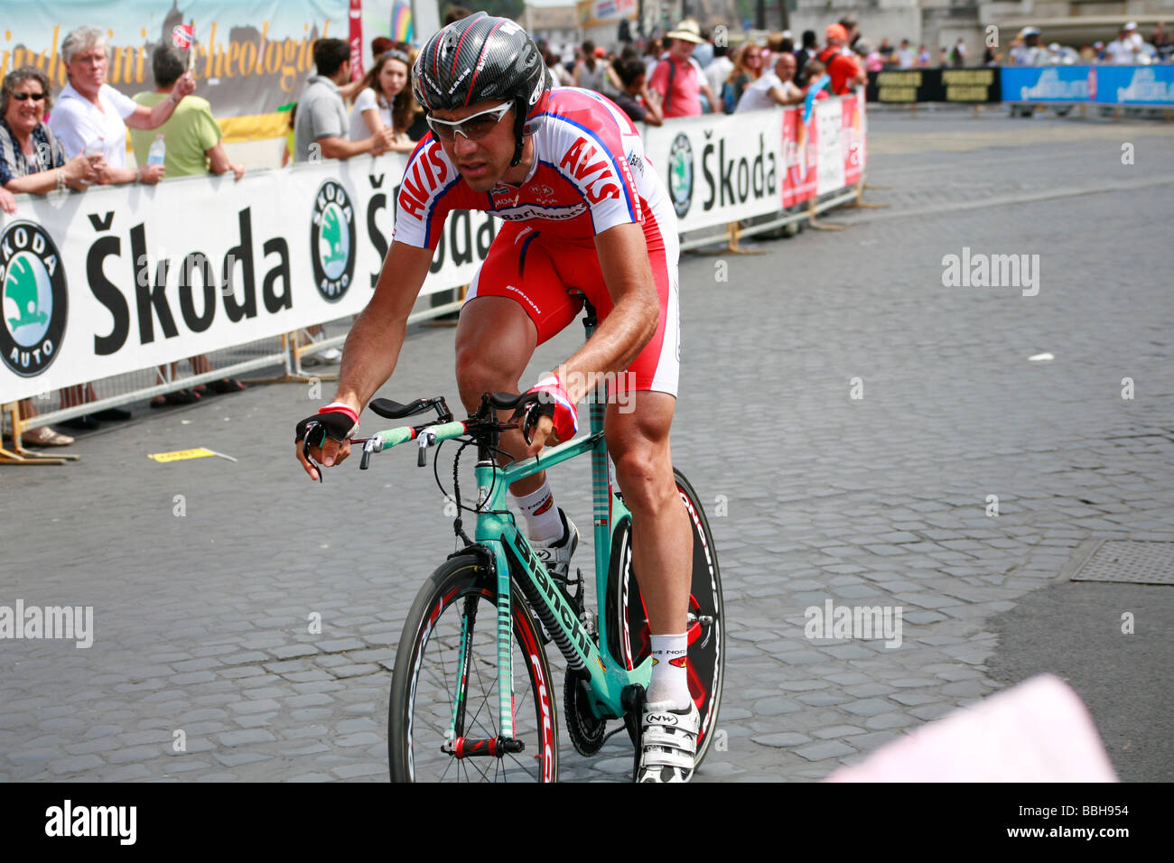 Tour of Italy cycle bike road race Stock Photo Alamy