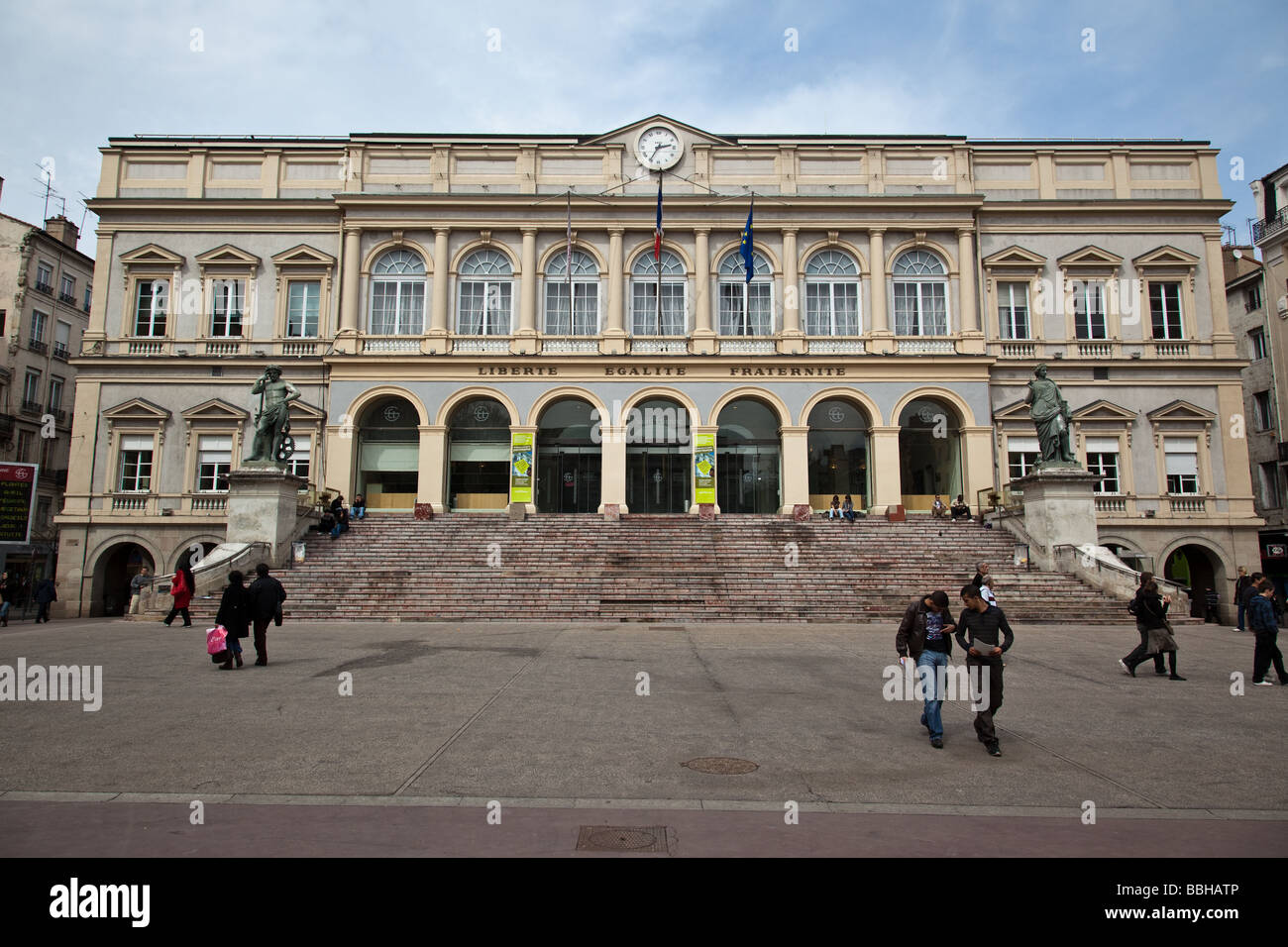 Town hall hotel de ville of Saint Etienne France Stock Photo Alamy