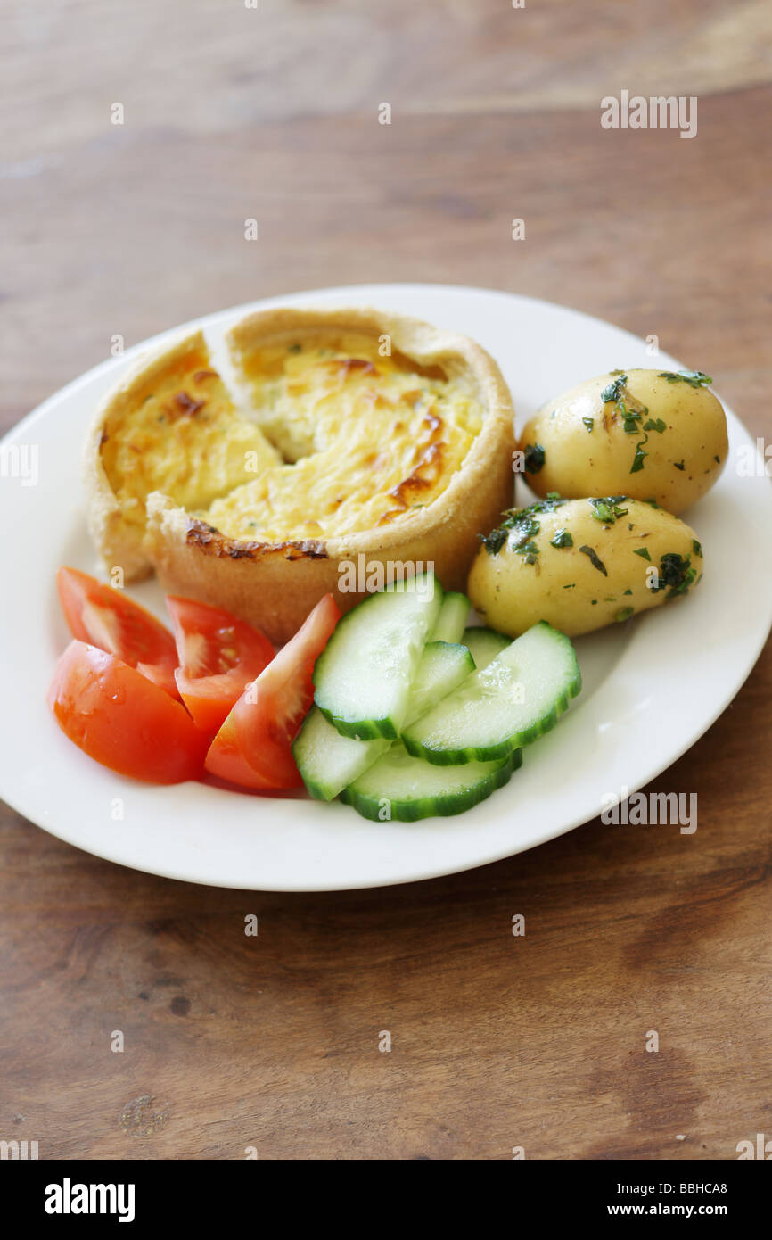 Mini Quiche Lorraine with Vegetables Stock Photo Alamy