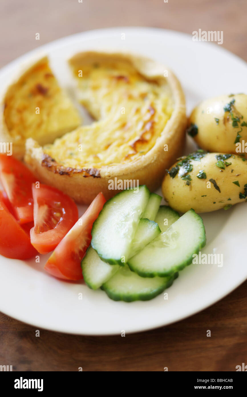 Mini Quiche Lorraine with Vegetables Stock Photo Alamy