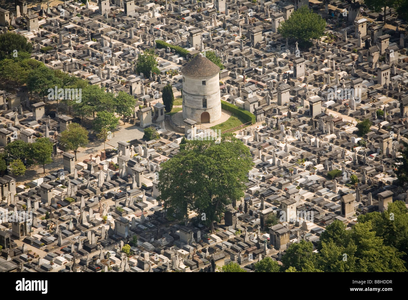 Cimetiere de Montmartre is the most famous cemetery in Paris France Stock Photo