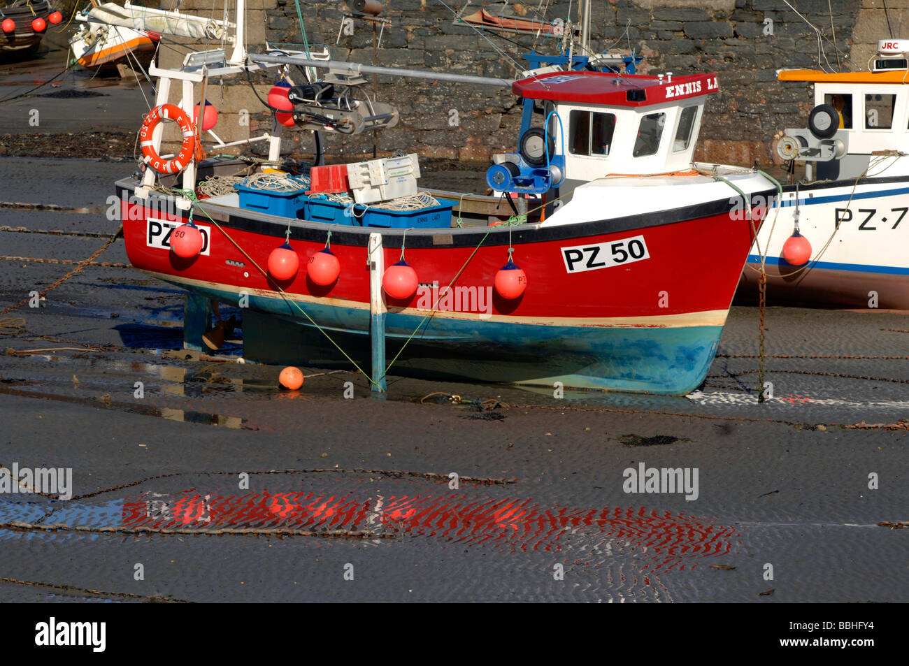 "Fishing boat" Porthleven, Cornwall, Britain, UK Stock Photo Alamy