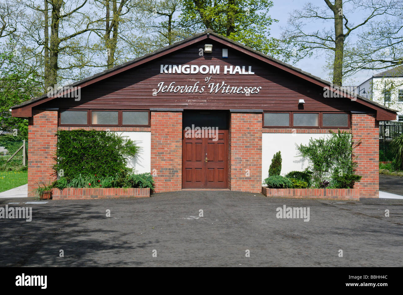 Kingdom Hall of Jehovah's Witnesses, Antrim Stock Photo