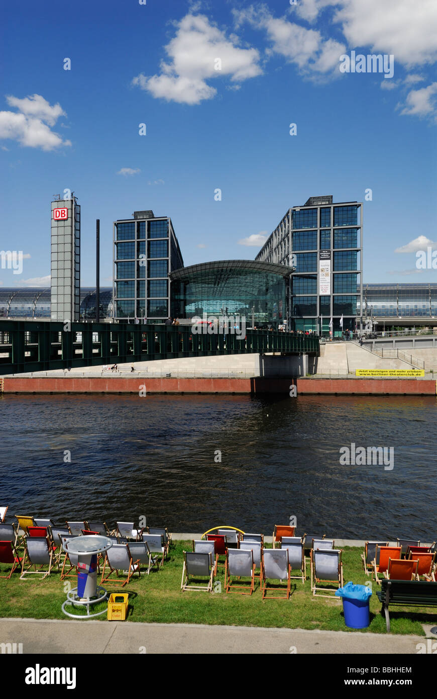 Berlin Germany Hauptbahnhof central railway station Stock Photo