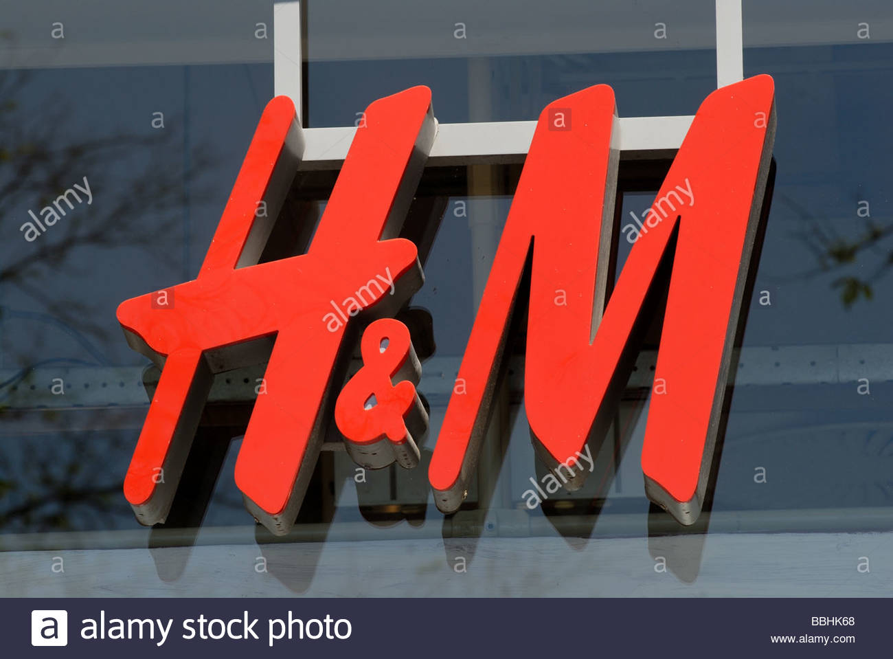 Logo of H&M clothing shop Stock Photo 24359840 Alamy