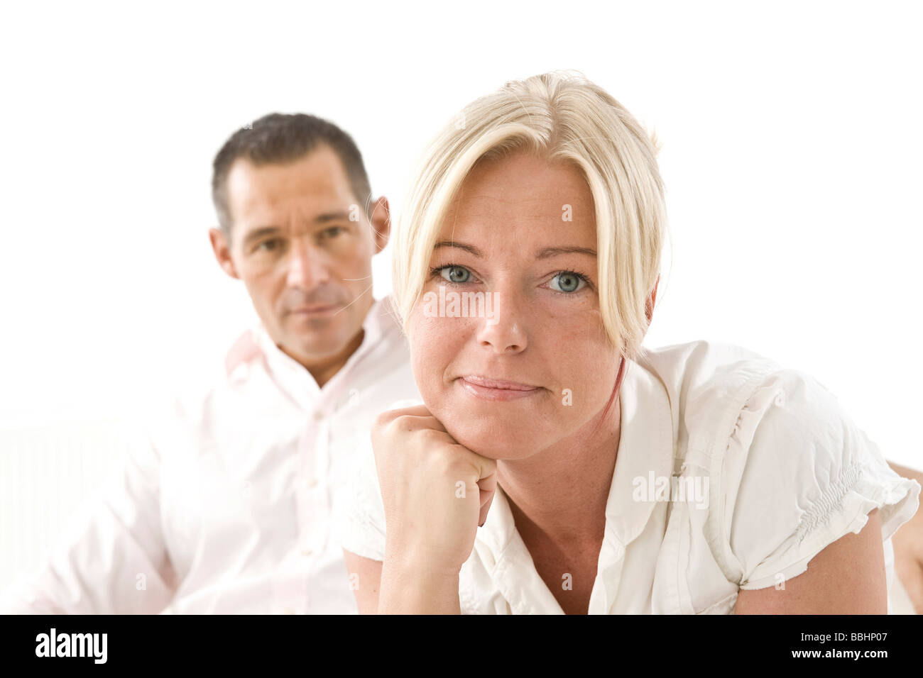 Portrait of a couple Stock Photo