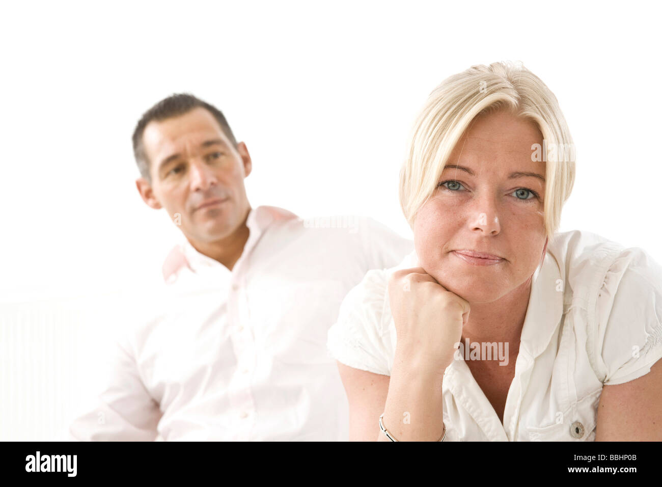 Portrait of a couple Stock Photo