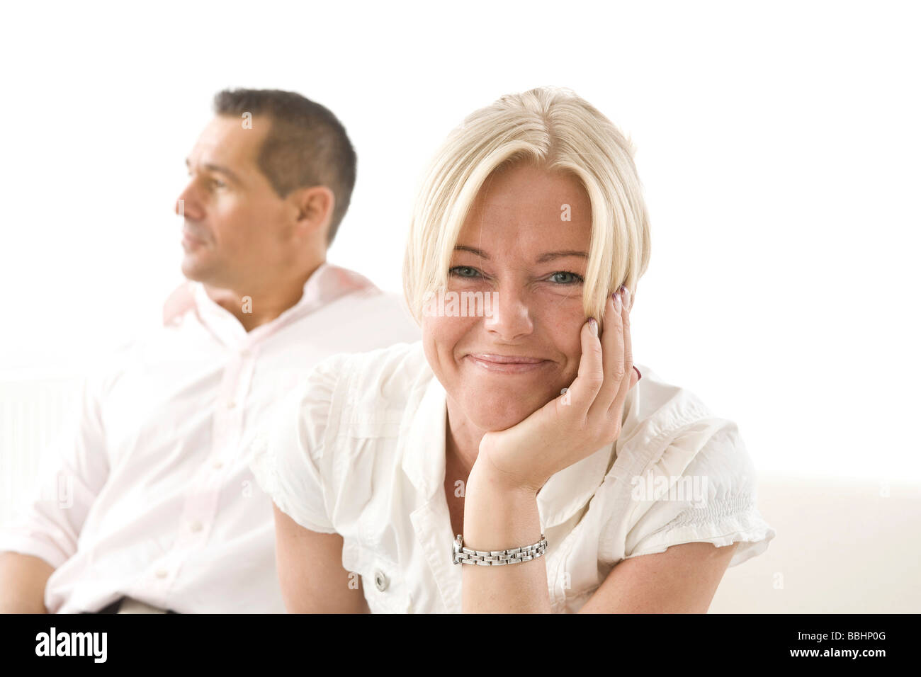 Portrait of a couple Stock Photo
