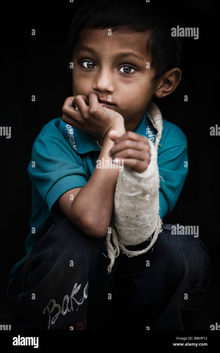 Pokhara, Nepal; Orphan at Orphanage Stock Photo Alamy