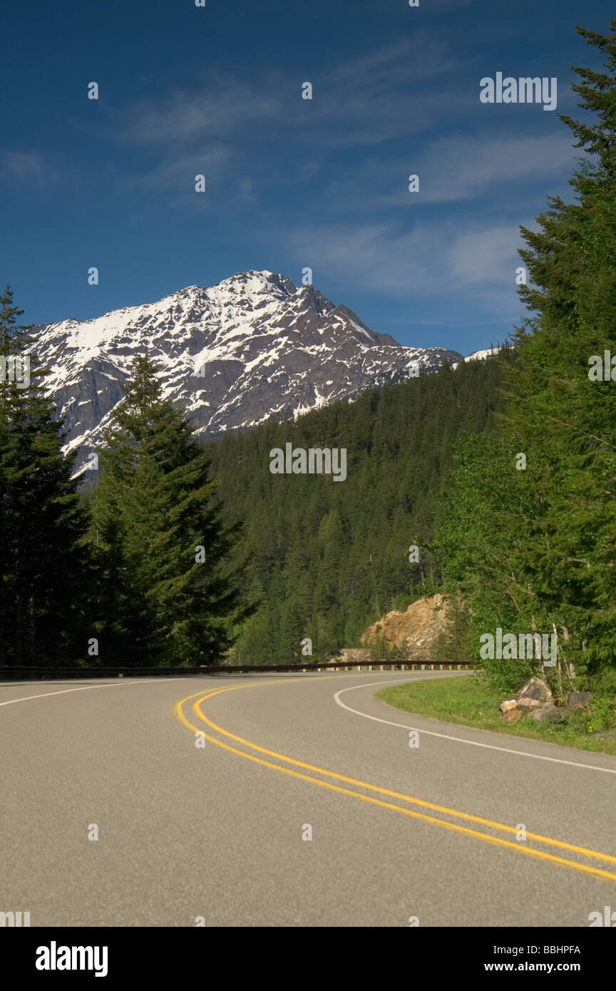 Highway 20 through the North Cascades Washington State Stock Photo Alamy