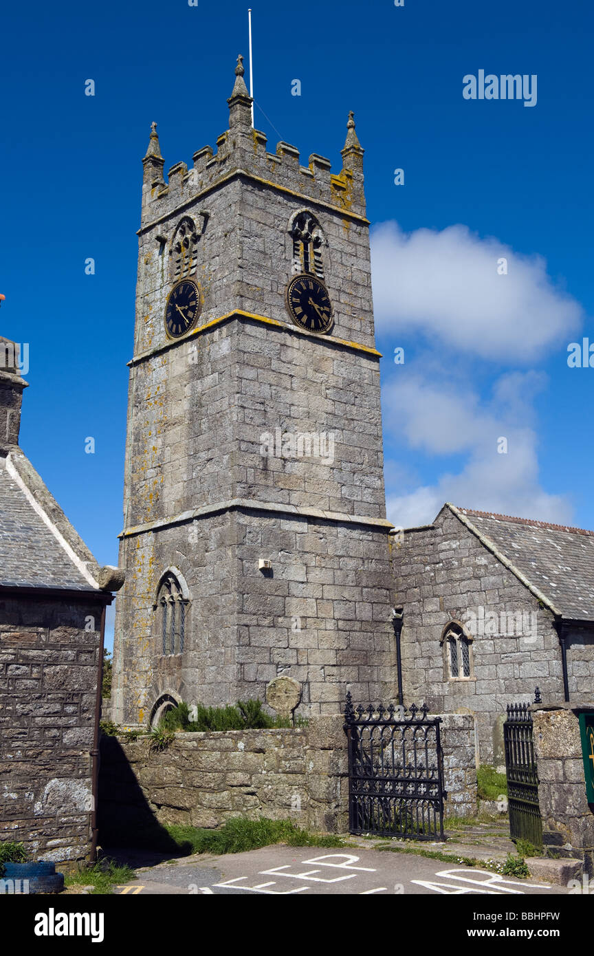 Parish Church at St JustinPenwith Stock Photo Alamy
