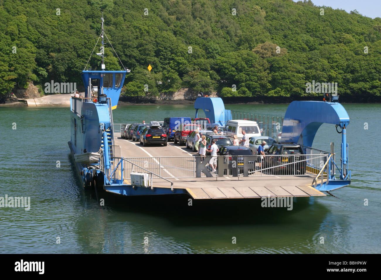King Harry Ferry Cornwall UK Stock Photo Alamy