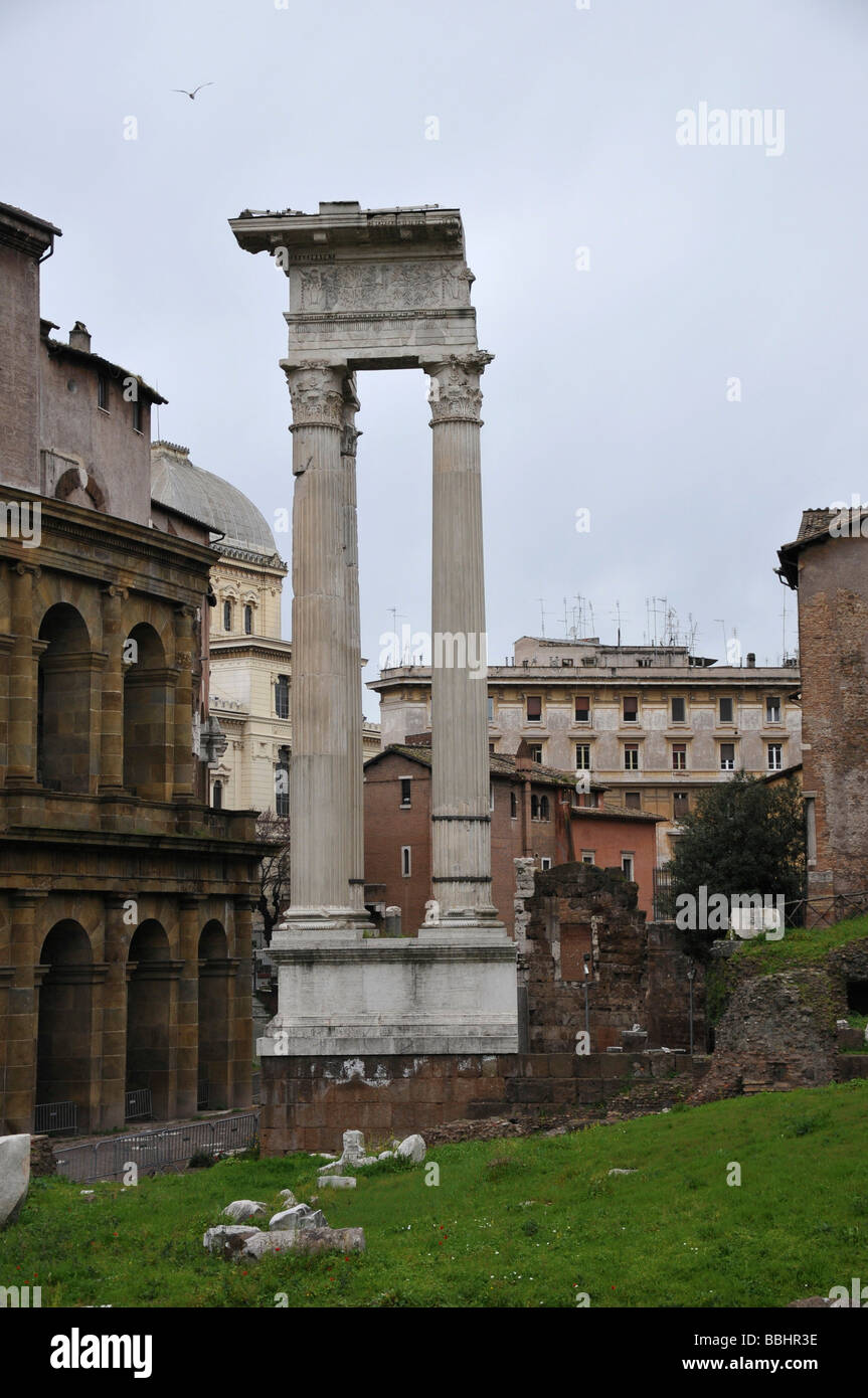 Marcellus theatre, Teatro di Marcello, historic district, Rome, Italy, Europe Stock Photo