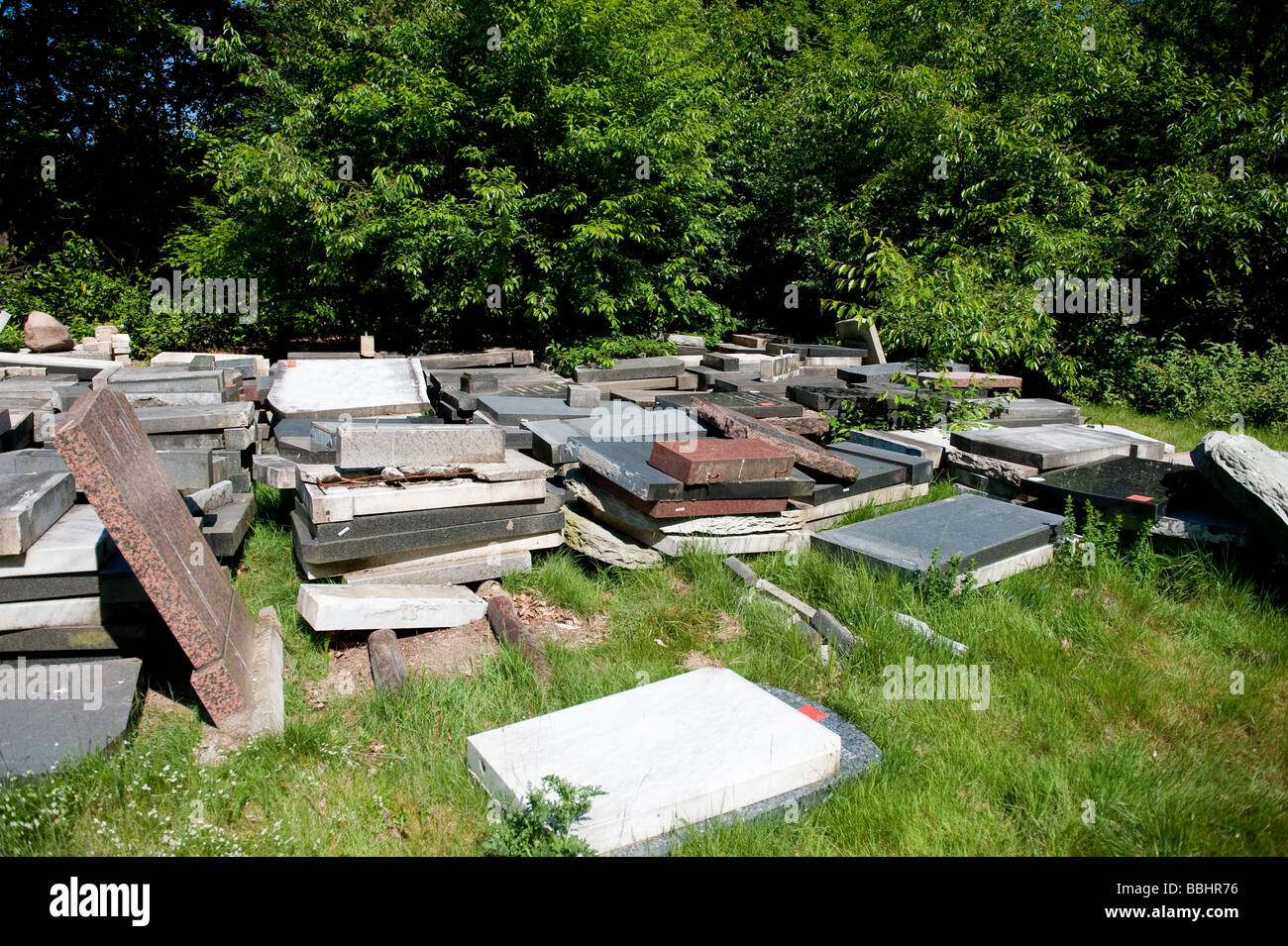 old grave stones Stock Photo Alamy