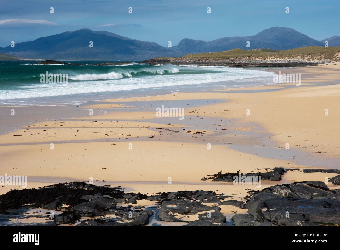 Traigh Lar beach, South Harris, Outer Hebrides, Scotland Stock Photo