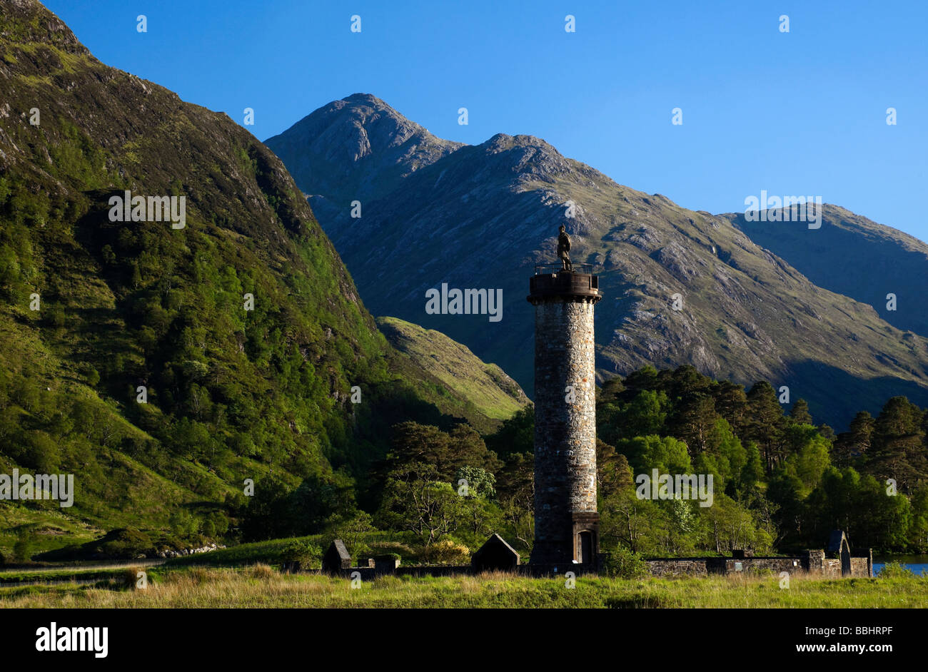 Glenfinnan Monument, Lochaber, Scotland, UK Europe Stock Photo