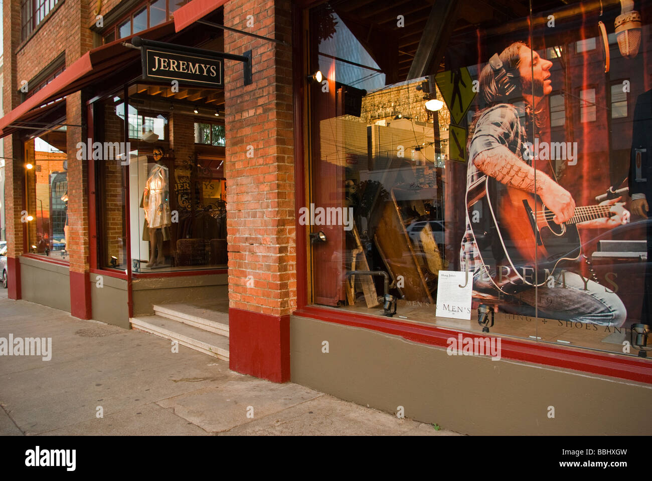 USA California San Francisco Jeremys clothing store SoMa area Stock Photo