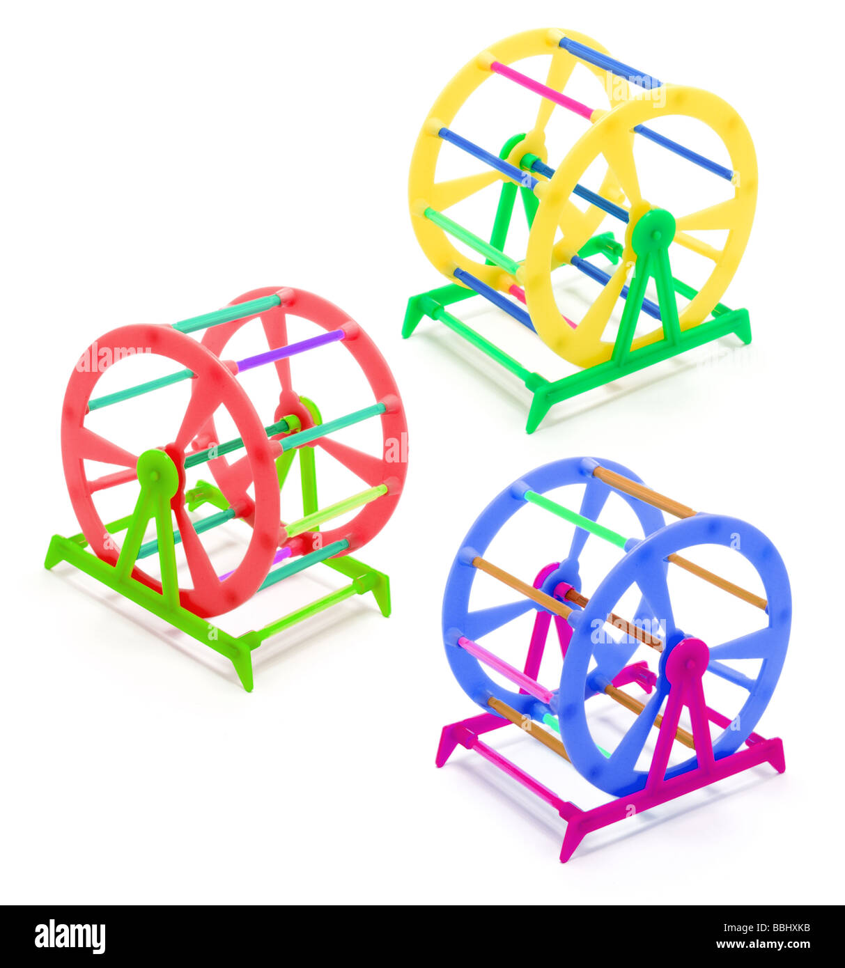 Pet Exercise Wheels Stock Photo Alamy