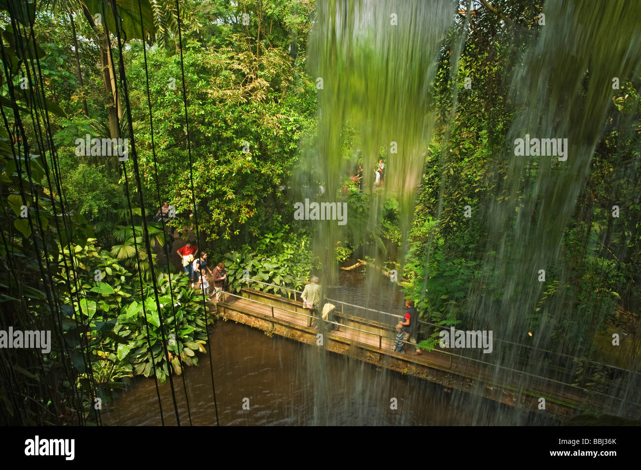 Rainforest buidling, Burgers Zoo, Arnhem, Netherlands Stock Photo