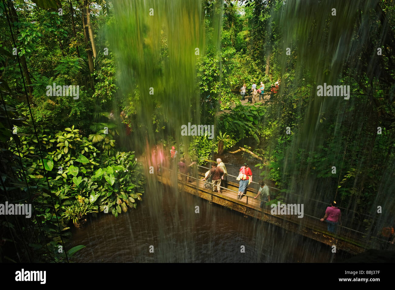 Rainforest buidling, Burgers Zoo, Arnhem, Netherlands Stock Photo