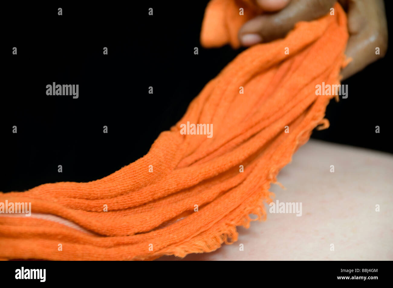 Young Man receiving an Ayurveda therapy, Ayurvedic massage treatment