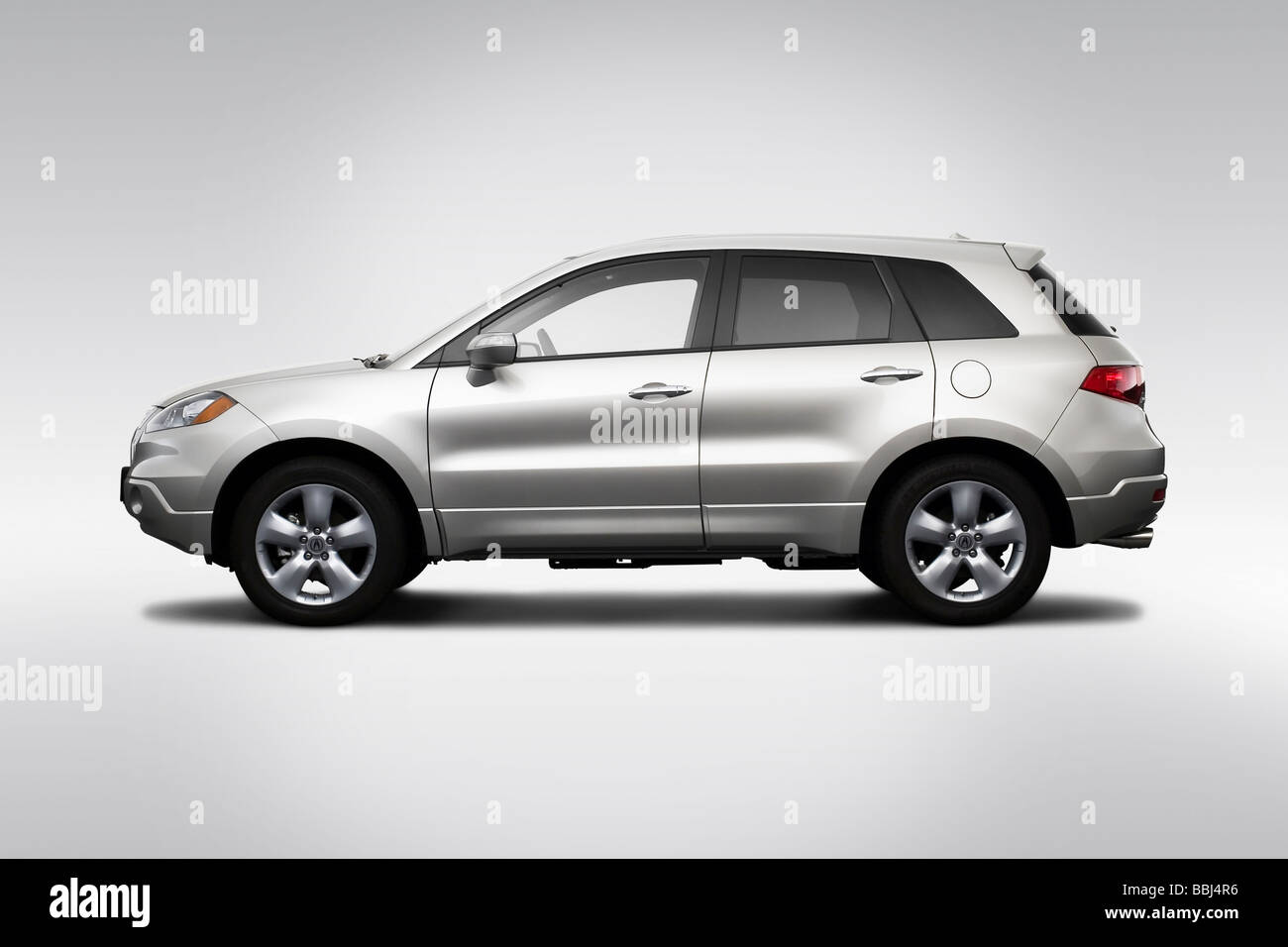2009 Acura RDX BASE in Gray - Drivers Side Profile - Stock Image