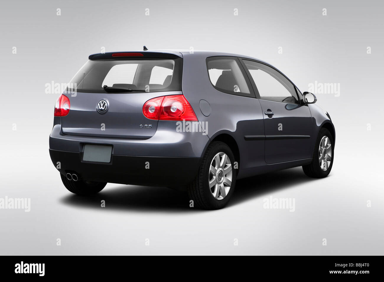 2009 Volkswagen Rabbit S in  - Rear angle view Stock Photo