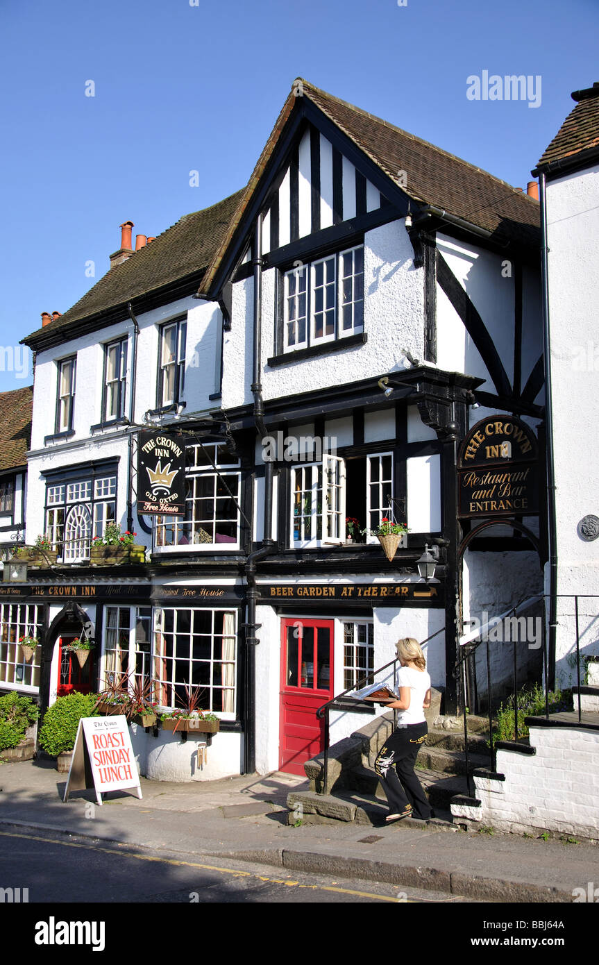 The Crown Inn, High Street, Old Oxted Village, Oxted, Surrey, England ...