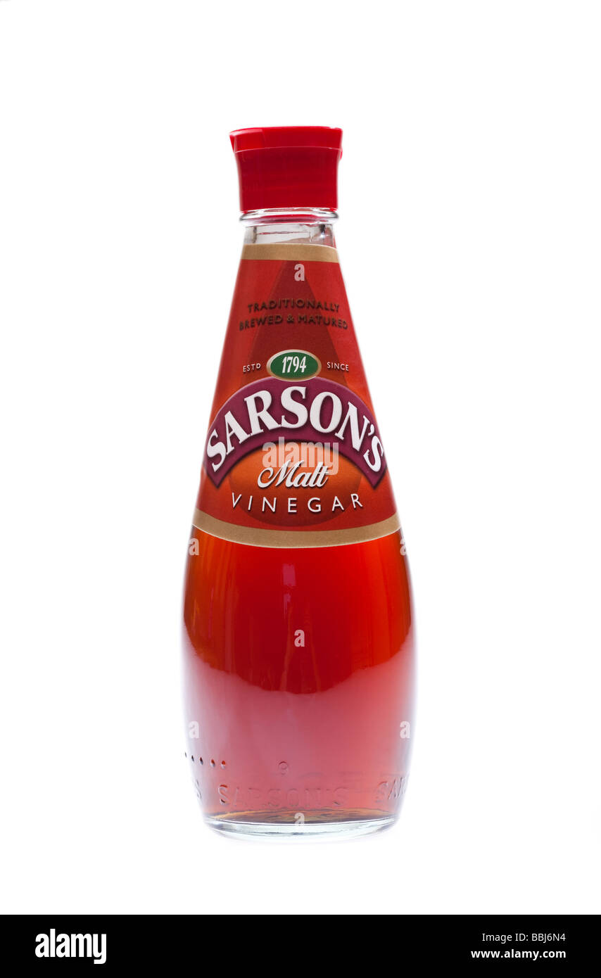 Sarsons Malt Vinegar bottle Stock Photo