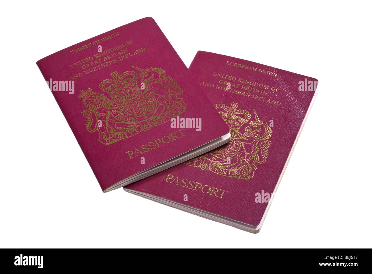 UK passports Stock Photo