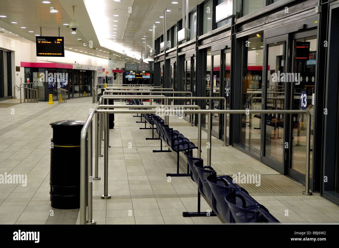 Interior Bristol Bus and Coach station UK Stock Photo - Alamy