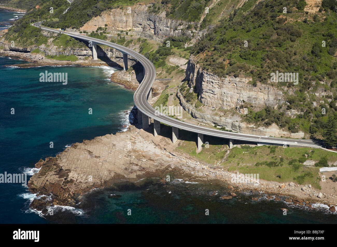 Sea Cliff Bridge near Wollongong south of Sydney New South Wales Stock
