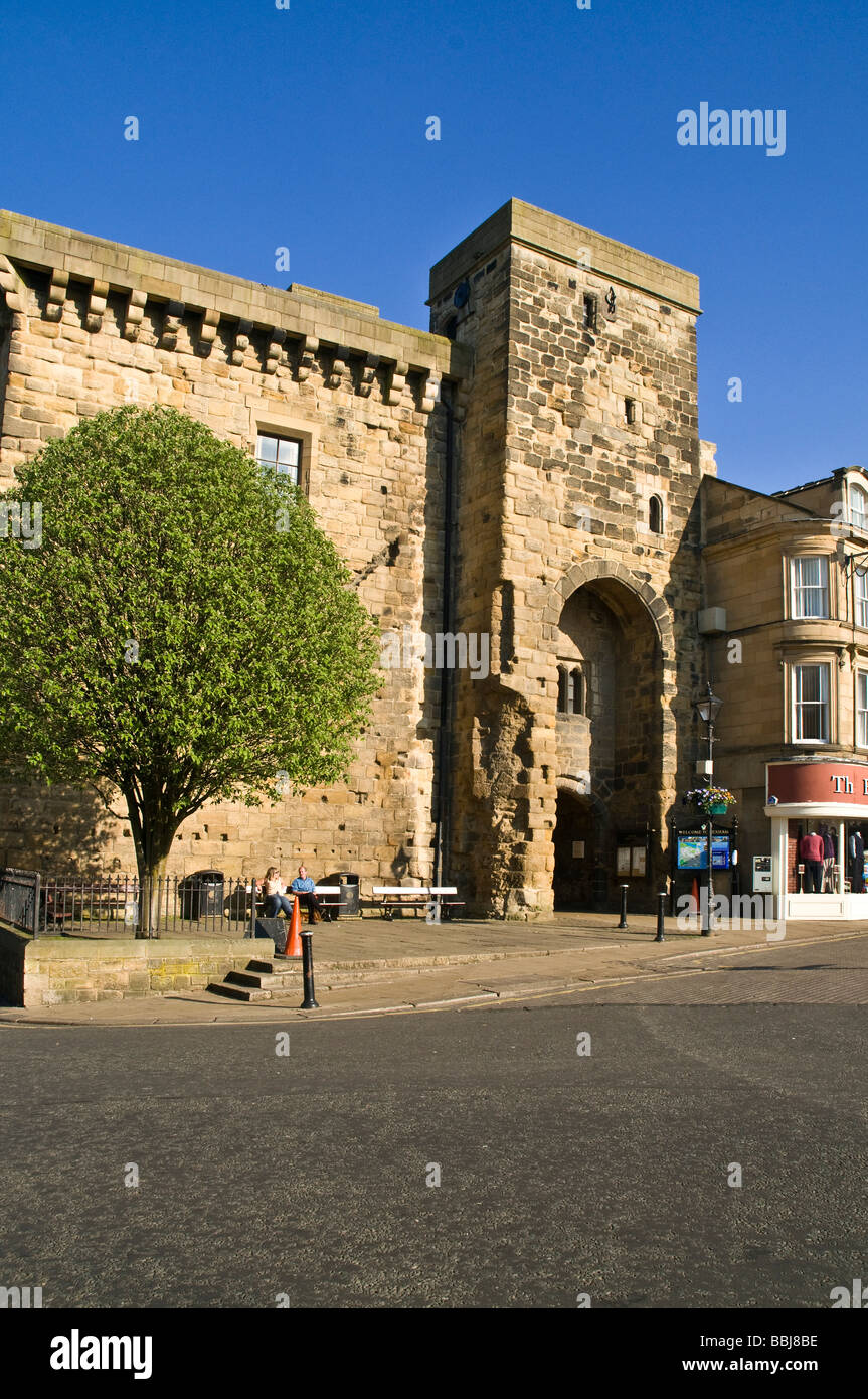 dh  HEXHAM NORTHUMBRIA The Moot Hall gate house historic heritage tolbooth uk Stock Photo