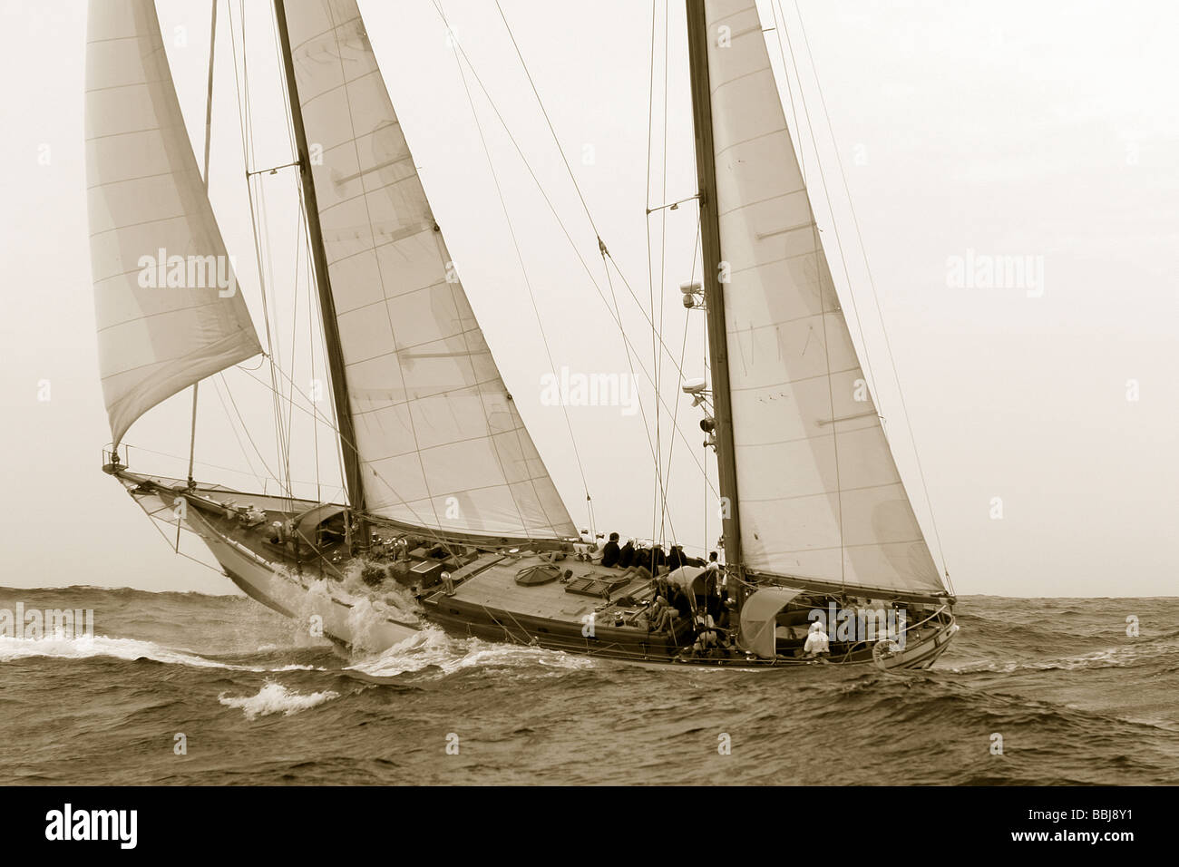 Ticonderoga, Classic Sailing Yacht Stock Photo Alamy