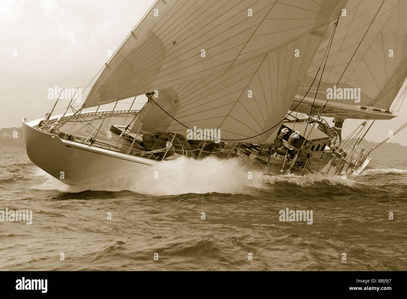Ranger Classic Sailing Yacht Stock Photo Alamy