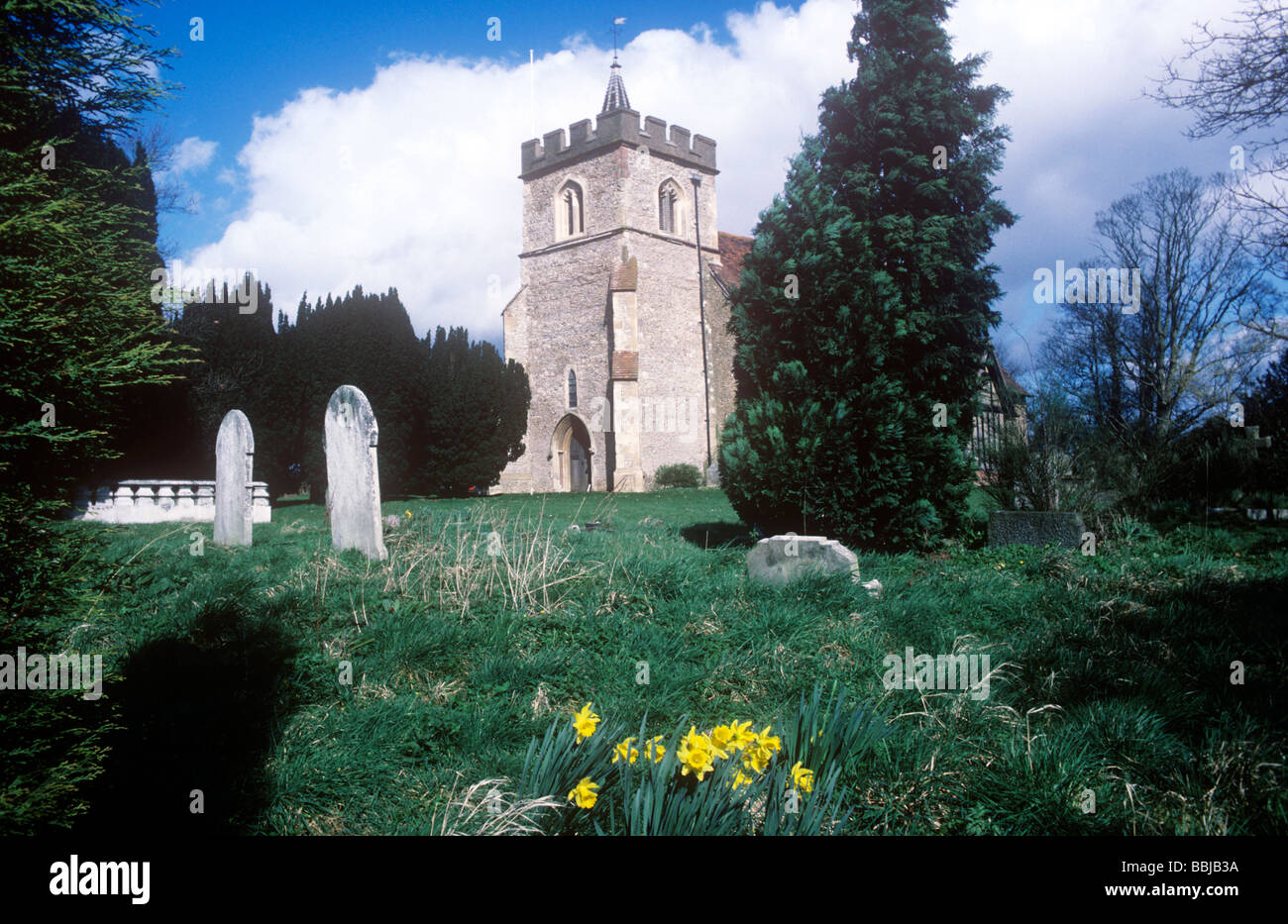 St Peters Church Tewin Hertfordshire Stock Photo - Alamy