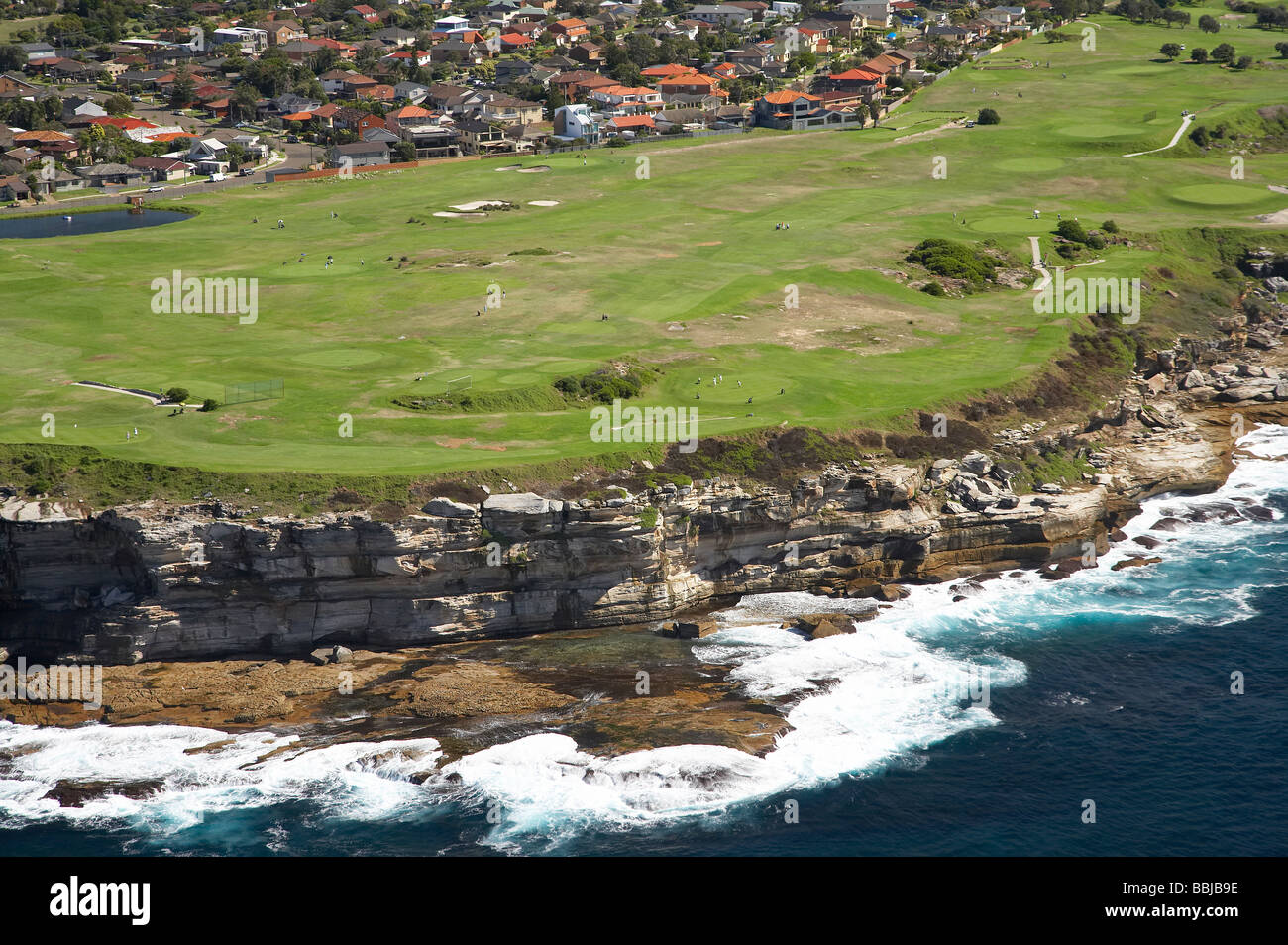 Randwick Golf Course Sydney New South Wales Australia aerial Stock Photo