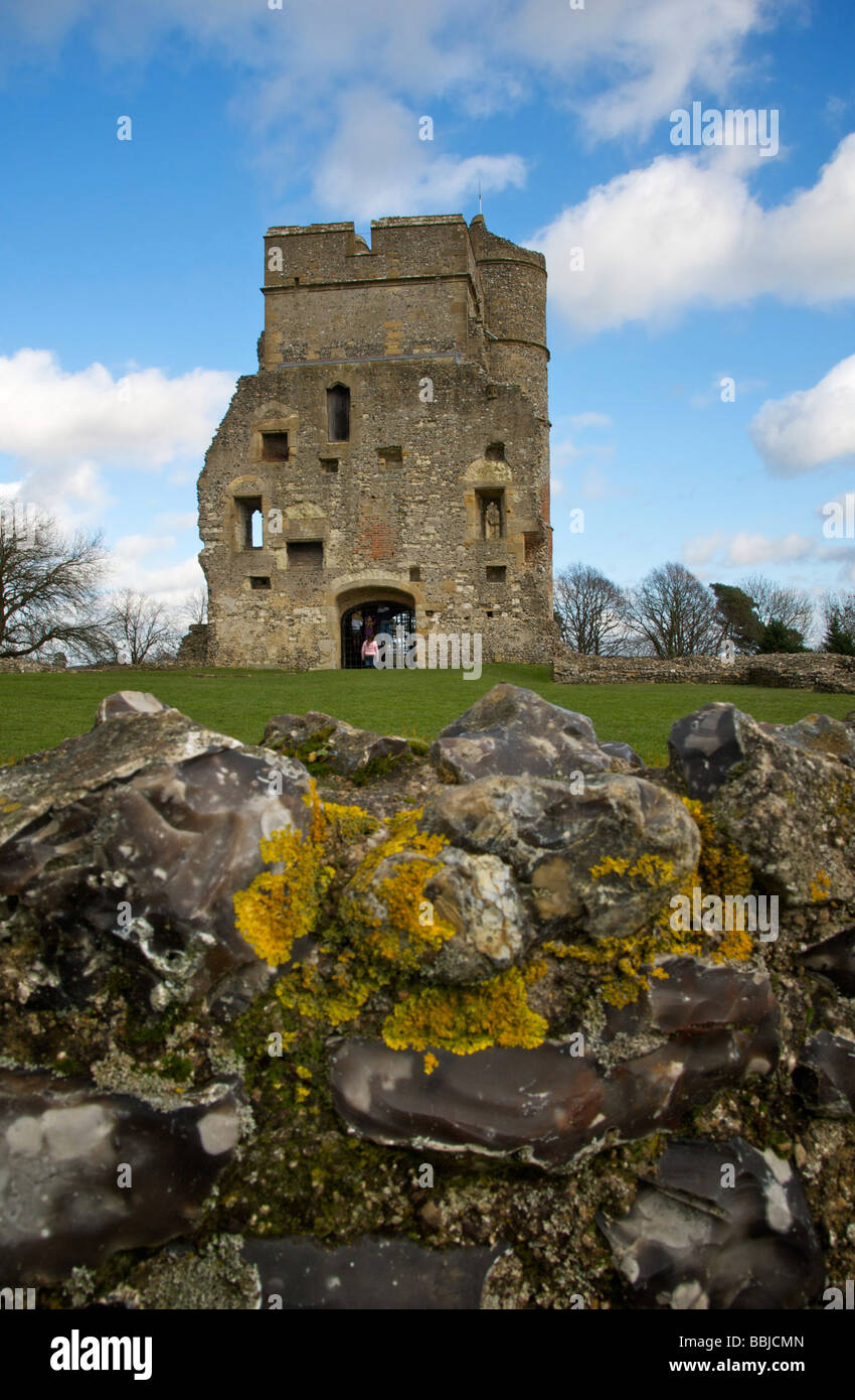 Donnington Castle Newbury Berkshire Stock Photo Alamy