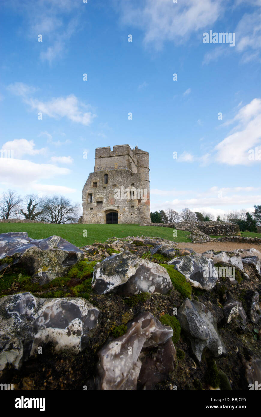 Donnington Castle Newbury Berkshire Stock Photo Alamy