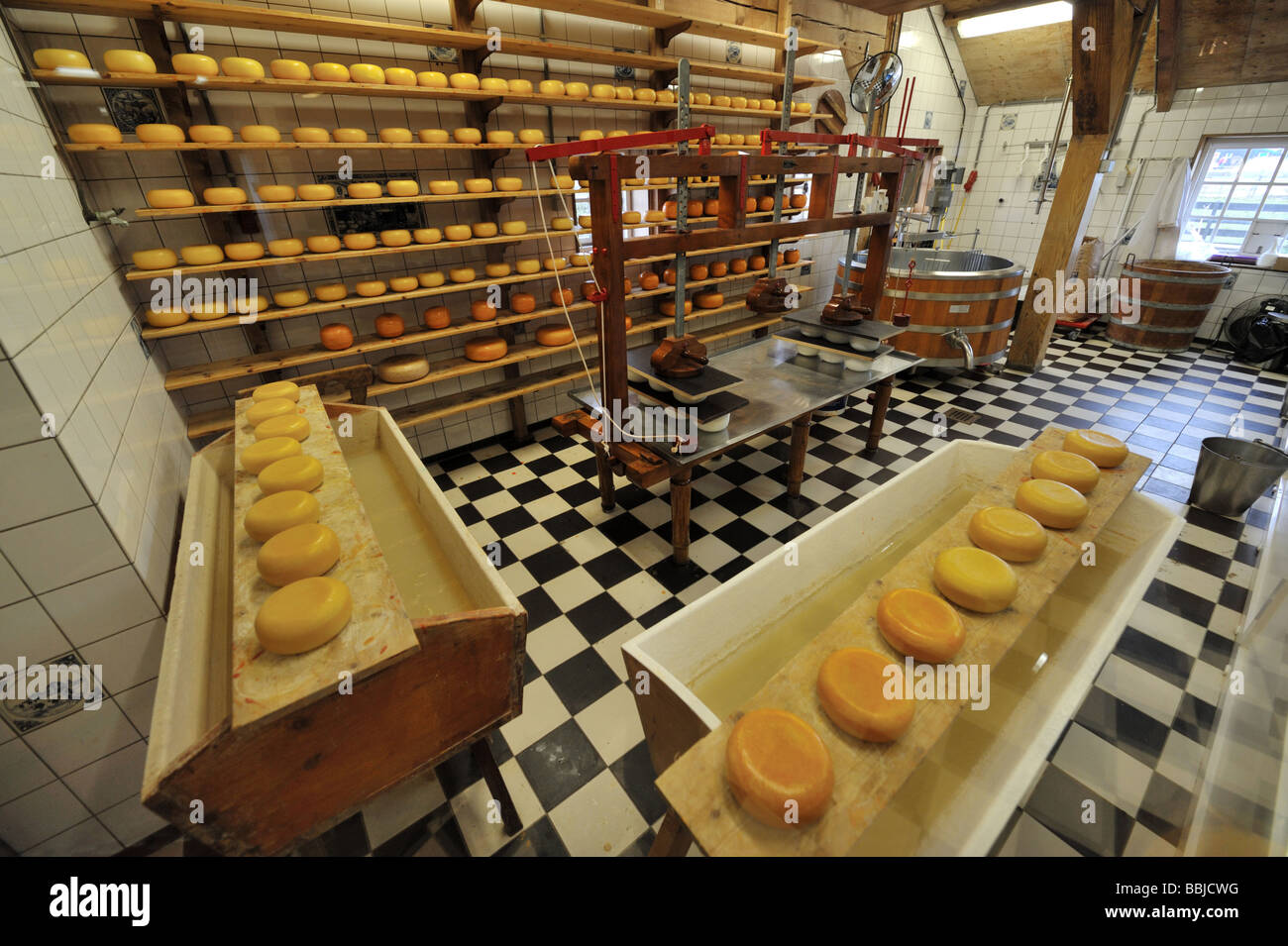Old Dutch Cheese Factory Zaanse Schans Zaandam Near Amsterdam Holland Old Dutch Cheese Factory Zaanse Schans Zaandam Near Amsterdam Holland