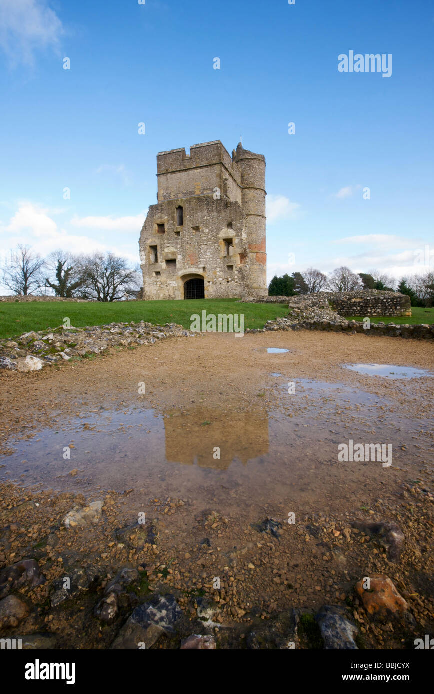 Donnington Castle Newbury Berkshire Stock Photo Alamy