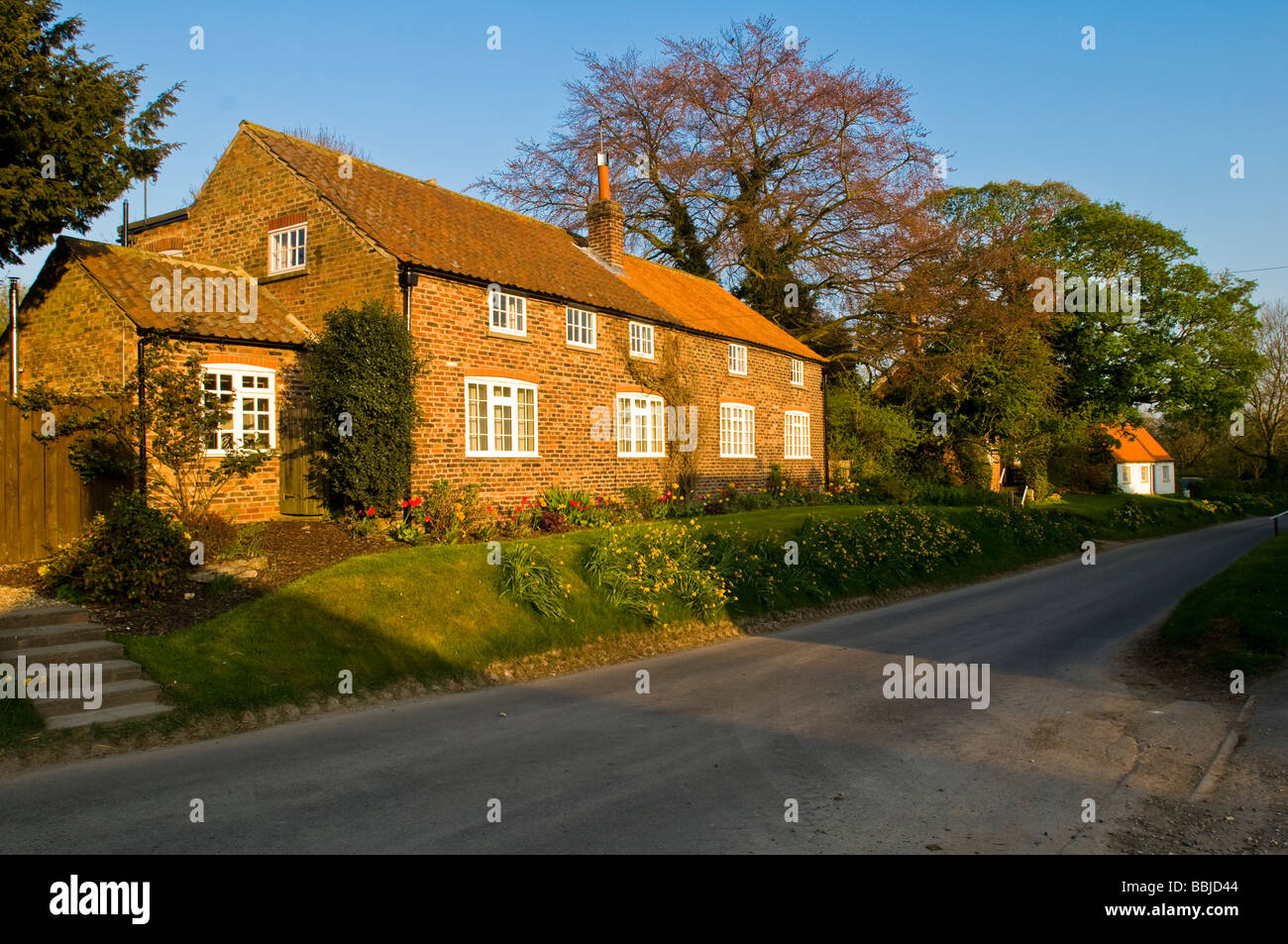 Cottages in North Dalton, East Yorkshire Stock Photo Alamy
