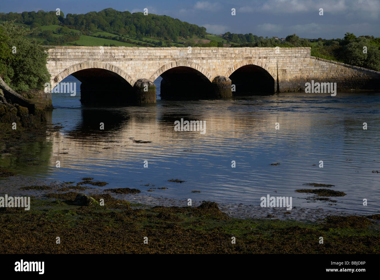 the downshire bridge linking dundrum town and murlough nature reserve